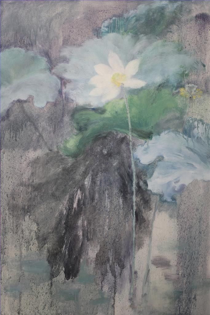 Liu Lei's Contemporary Oil Painting - Flower Language